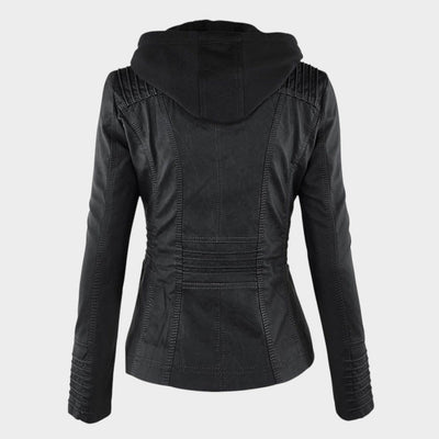 Gia™ | Chaqueta de cuero estilo motorista