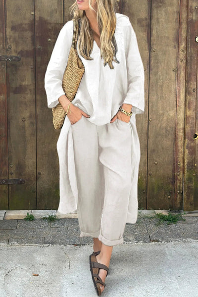 Conjunto Marina -  Blusa + Pantalón de Regalo🎁