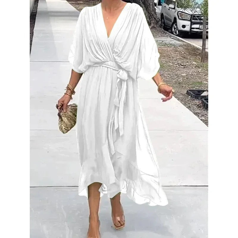 Monica® - Vestido de Seda + Brazalete de Regalo
