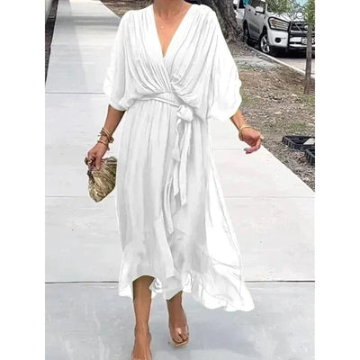 Monica® - Vestido de Seda + Brazalete de Regalo