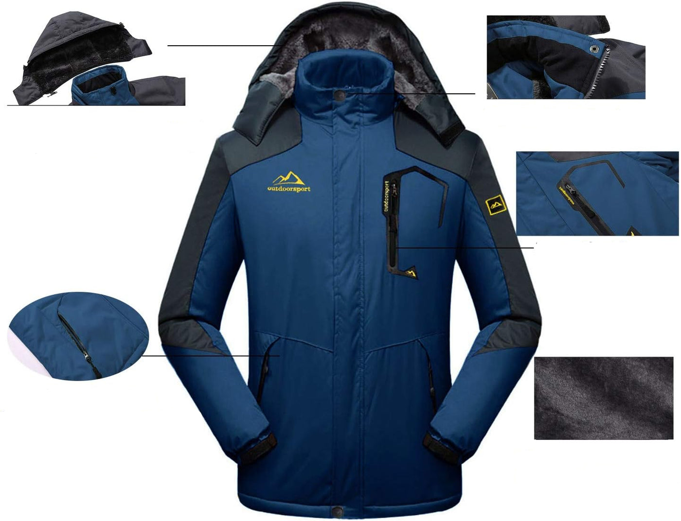 Nordic Pro | Chaqueta a prueba de viento, impermeable y cálida