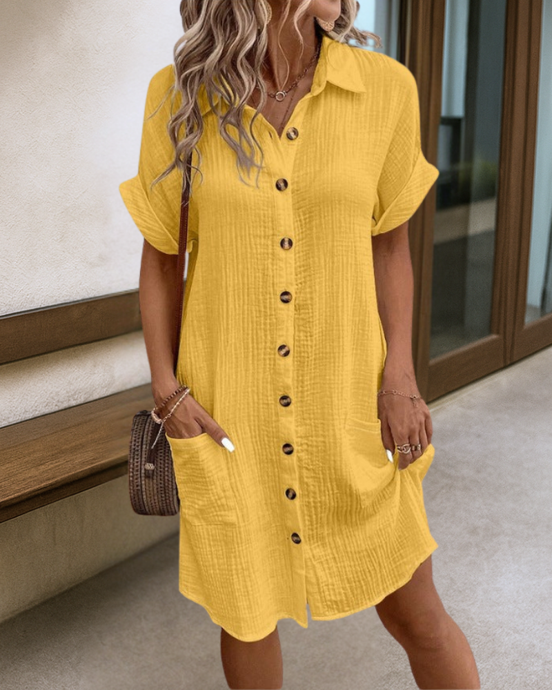 Beatriz™ | Vestido de algodón orgánico + Collar de Regalo