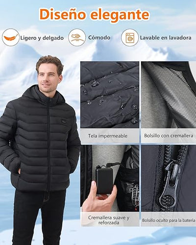 Chaqueta Térmica con Sistema de Calefacción Unisex