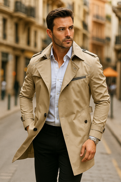 Lorenzo™ | Abrigo Clásico Impermeable