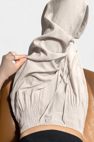 Ilyana Pantalones de Cintura Alta y Pierna Ancha