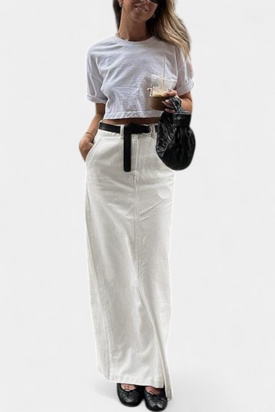 Yenifer Falda Maxi con Abertura Parisina