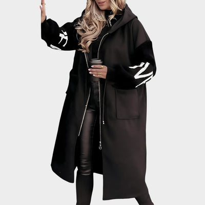 El Rosana™ | Abrigo-cárdigan elegante con capucha