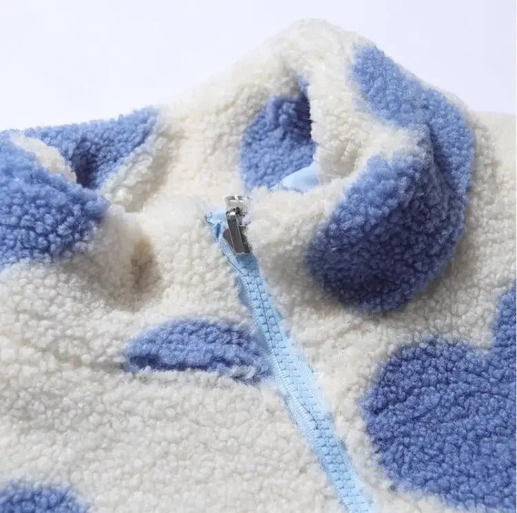 Dianne™ | Chaqueta reversible con estampado de corazones y diseño cómodo