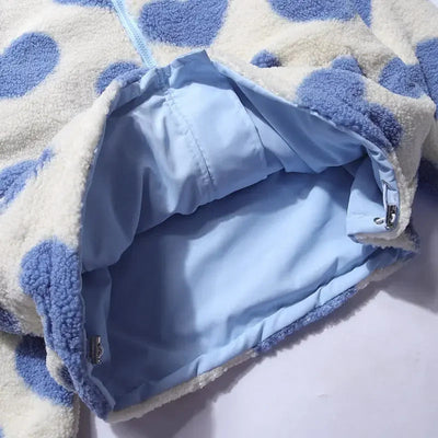 Dianne™ | Chaqueta reversible con estampado de corazones y diseño cómodo