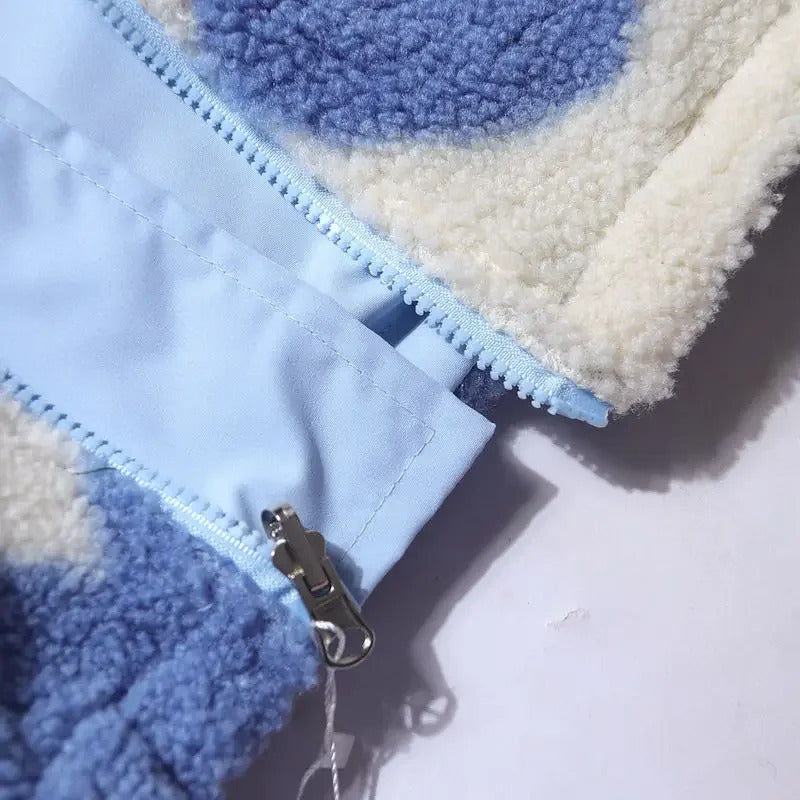 Dianne™ | Chaqueta reversible con estampado de corazones y diseño cómodo