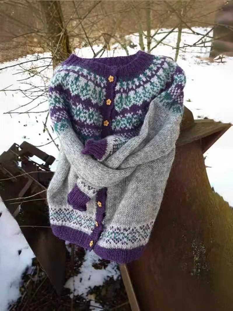 Naomie | Cárdigan Vintage Islandés