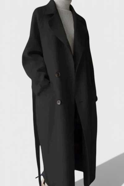 Clara | Abrigo Largo de Mezcla de Lana