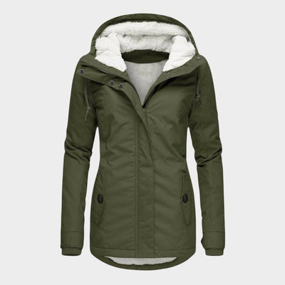 Anna™ | Chaqueta otoñal larga de felpa