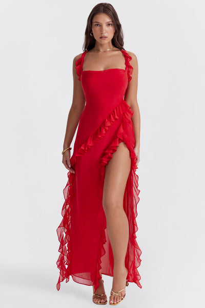 Vestido Artesanal Rosalia + Collar de Regalo🎁