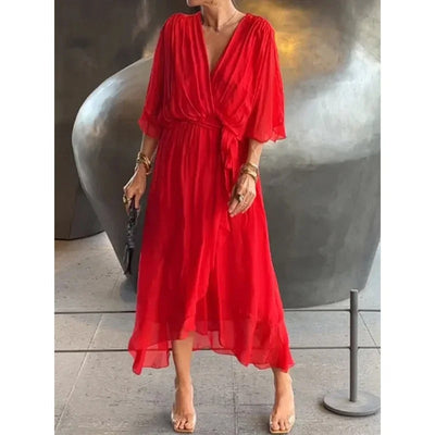 Monica® - Vestido de Seda + Brazalete de Regalo