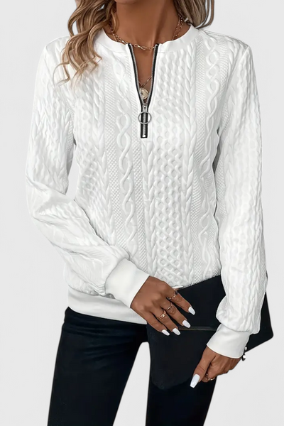 Zoey™ | Jersey de Punto con Cremallera Suave