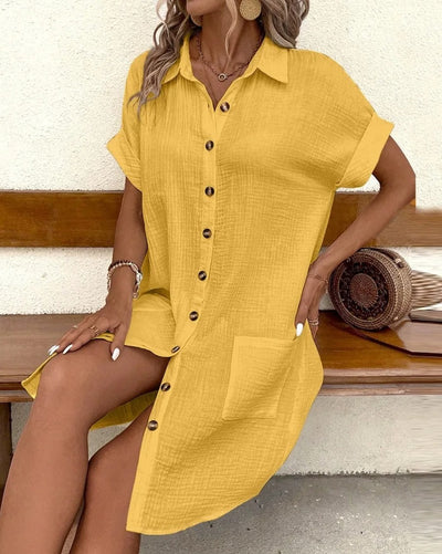 Beatriz™ | Vestido de algodón orgánico + Collar de Regalo