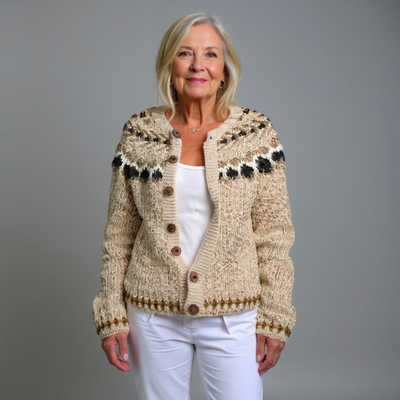 Aubree | Chaqueta de punto vintage islandesa
