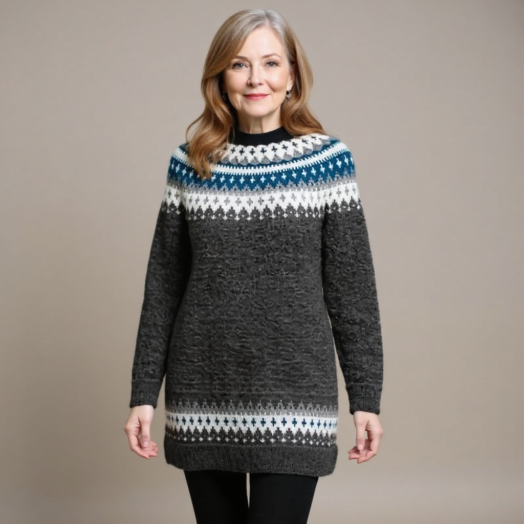 Althea | Handgemachter Vintage-Pullover