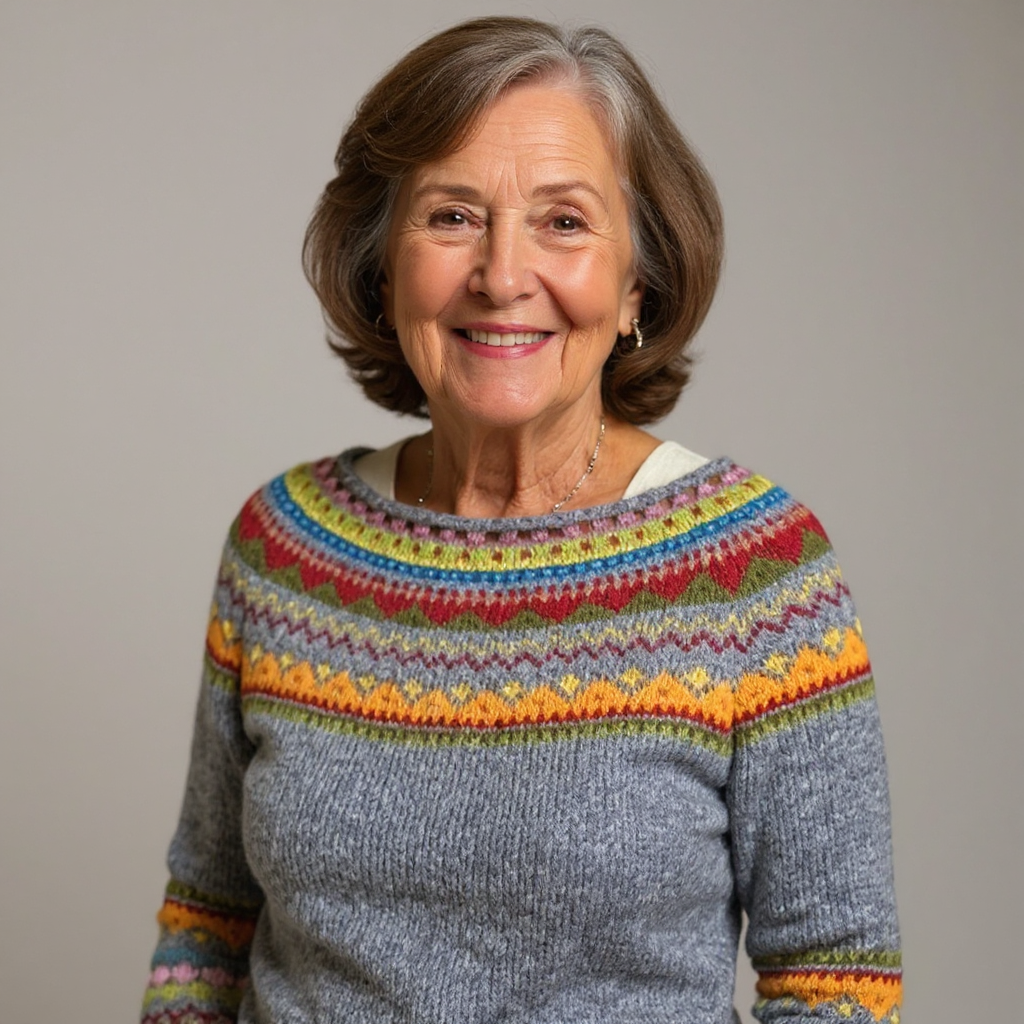 Ivy | Handgemachter Vintage-Pullover