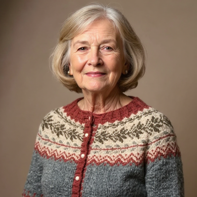 Atasha | Handgemachter Vintage-Pullover