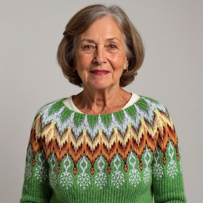 Sophia | Handgemachter Vintage-Pullover