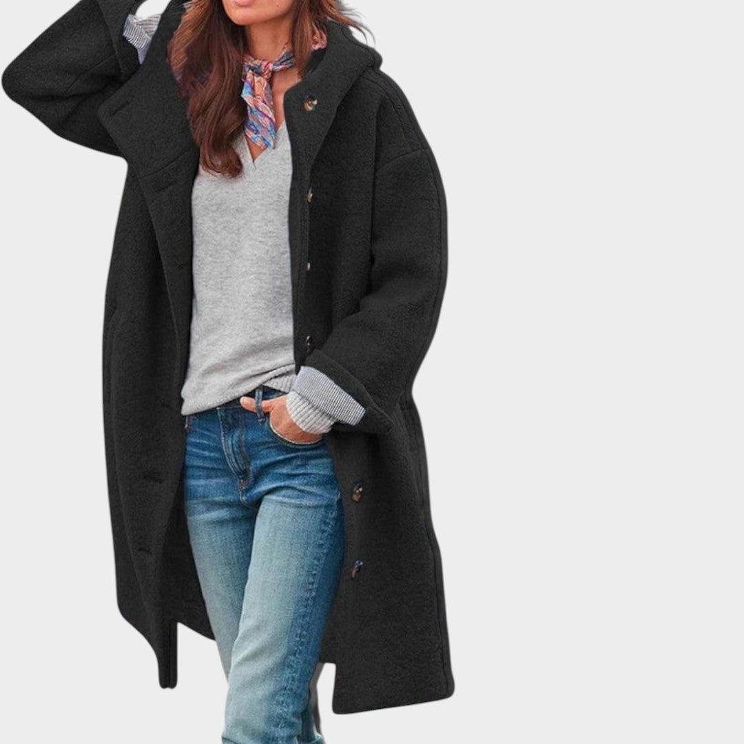 Penélope™ | Abrigo de Invierno Elegante con Capucha