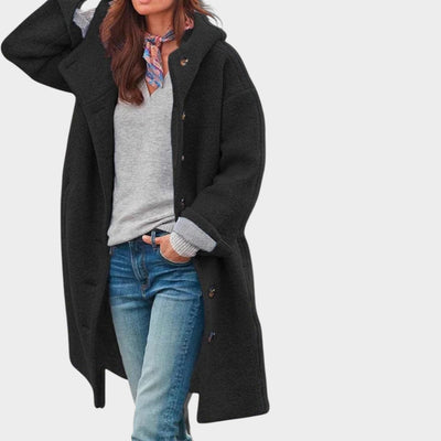 Penélope™ | Abrigo de Invierno Elegante con Capucha