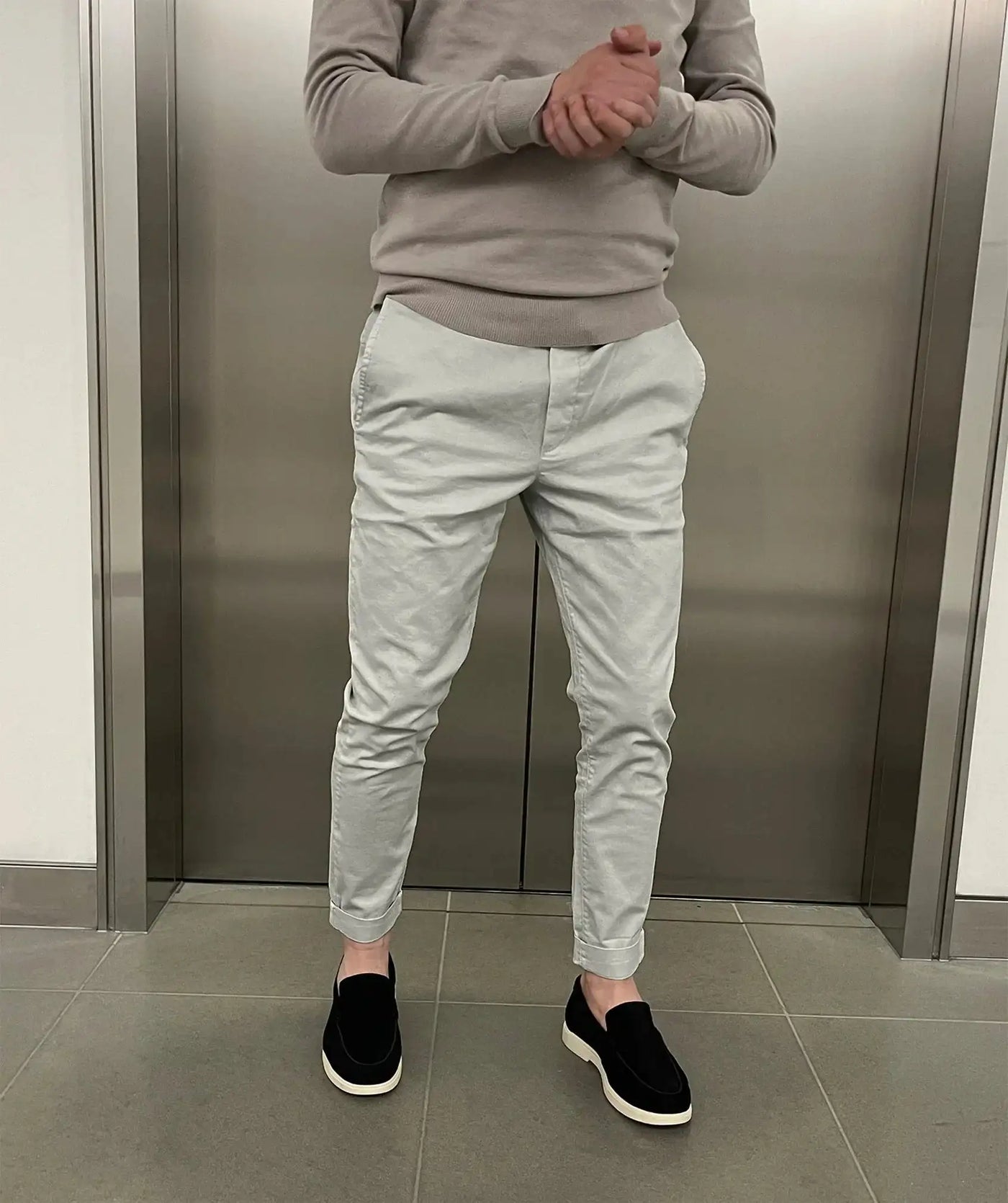 Jerez | Chino elásticos slim de lujo