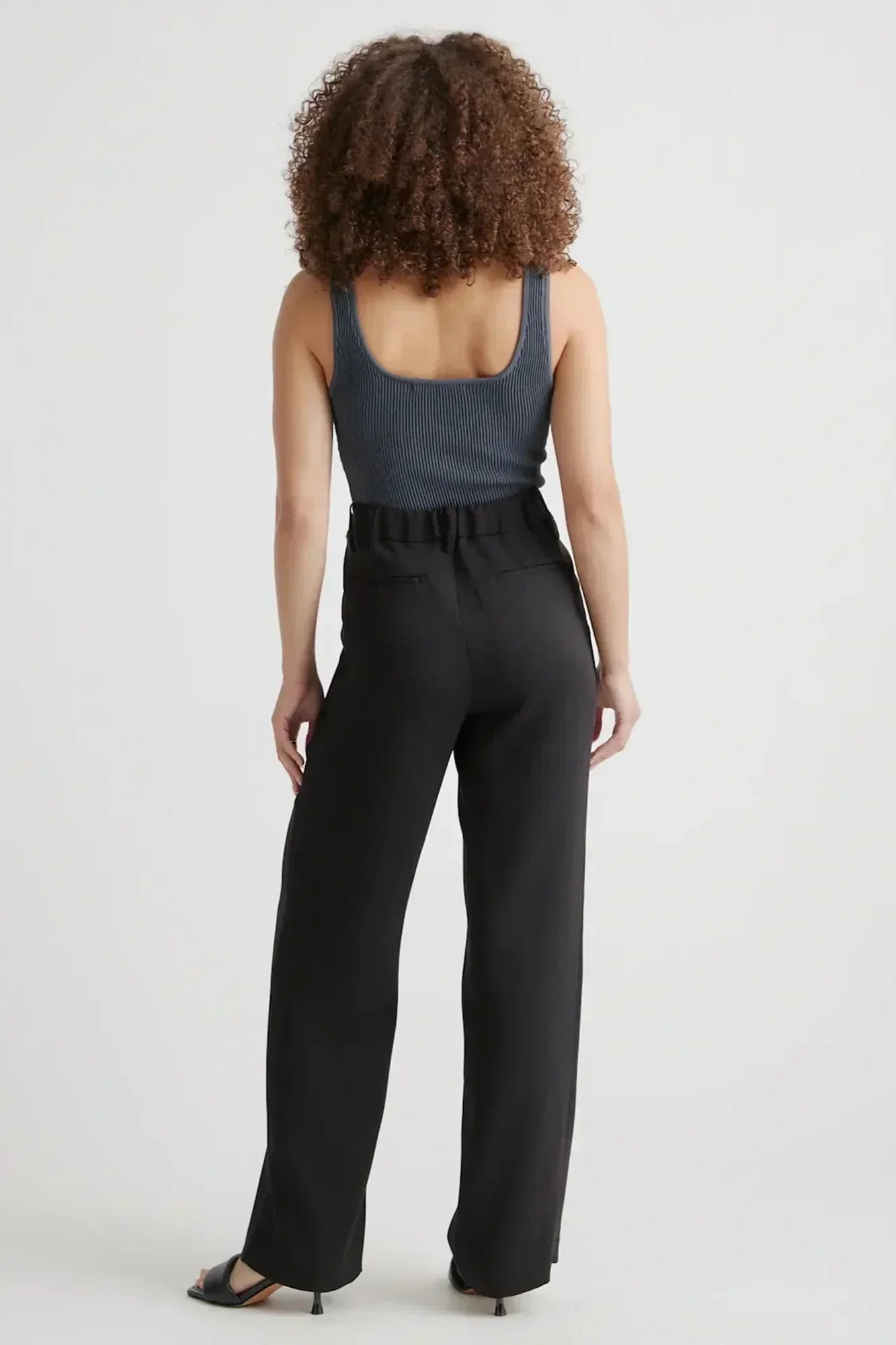 Tinashe Pantalones Tailored de Pierna Ancha